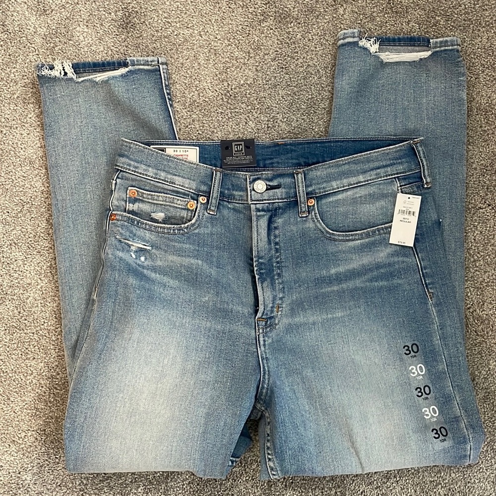 GAP cigarette High Rise Skinny jeans